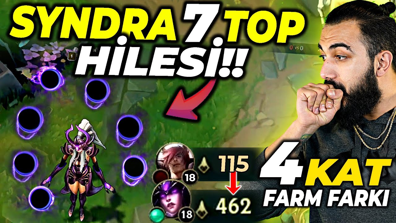 EFSANE 7 TOP HİLESİ!! 4 KAT HASAR VE FARM FARKI ZA SERİSİ SYNDRA!! | Barış Can