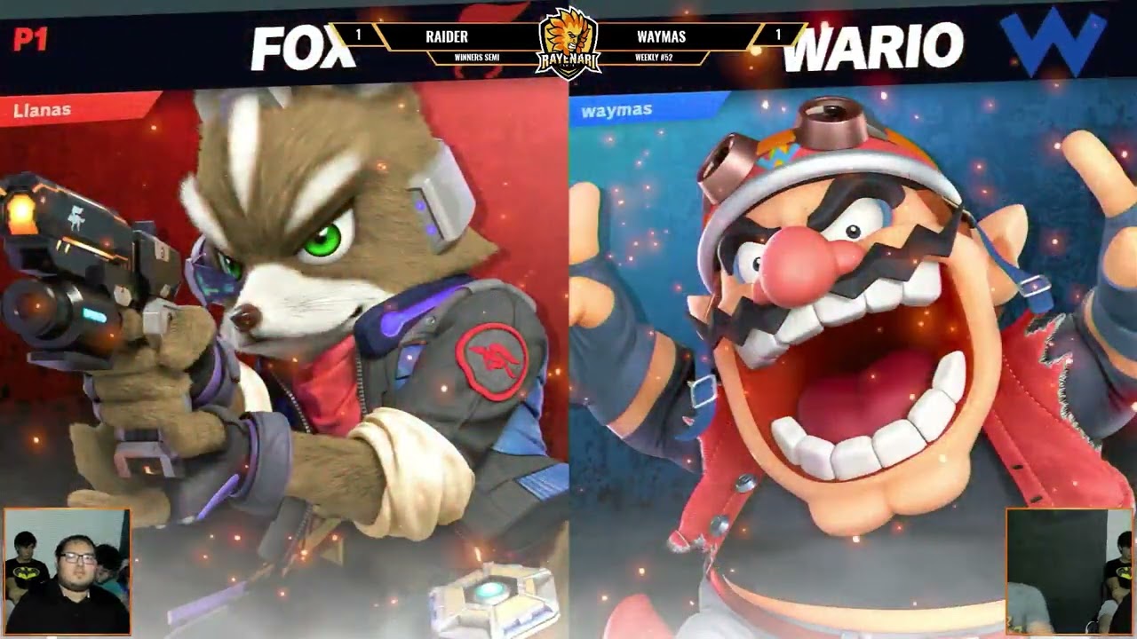 Rayenari Weekly 52 - Winners Semi Final - Raider (Fox) Vs. Waymas (Wario) - SSBU