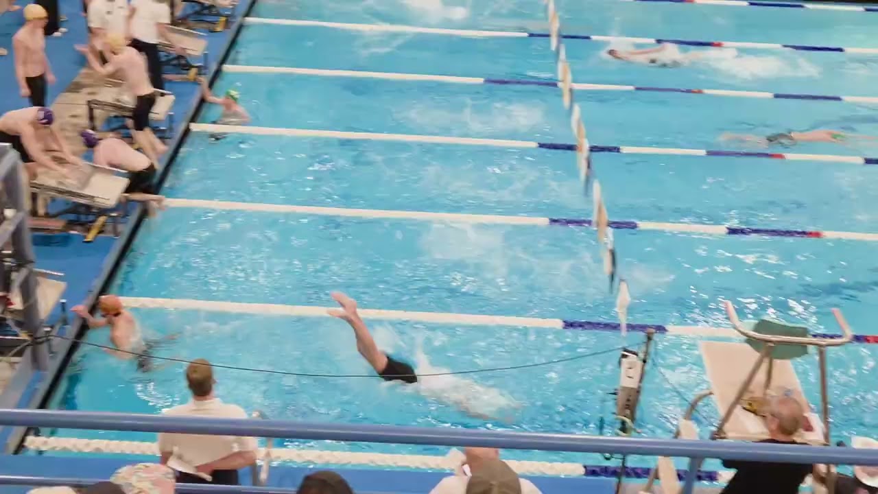 DAY 2 2025/26 STATE SWIM MHSA 200 FREE RELAY LANE 1