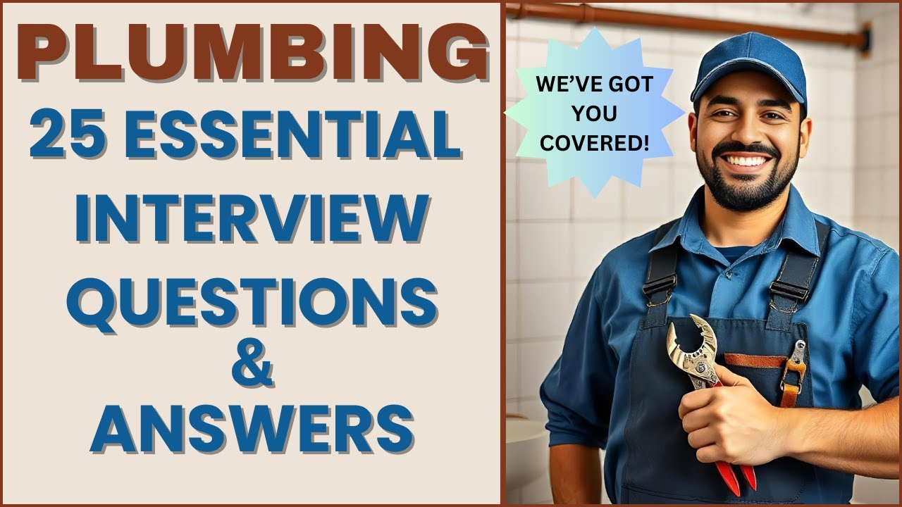 Top Plumbing Interview Questions & Answers for Freshers | Get Hired Now!