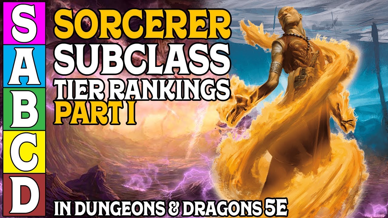 Sorcerer Subclass Tier Ranking in D&D 5e (Part 1)