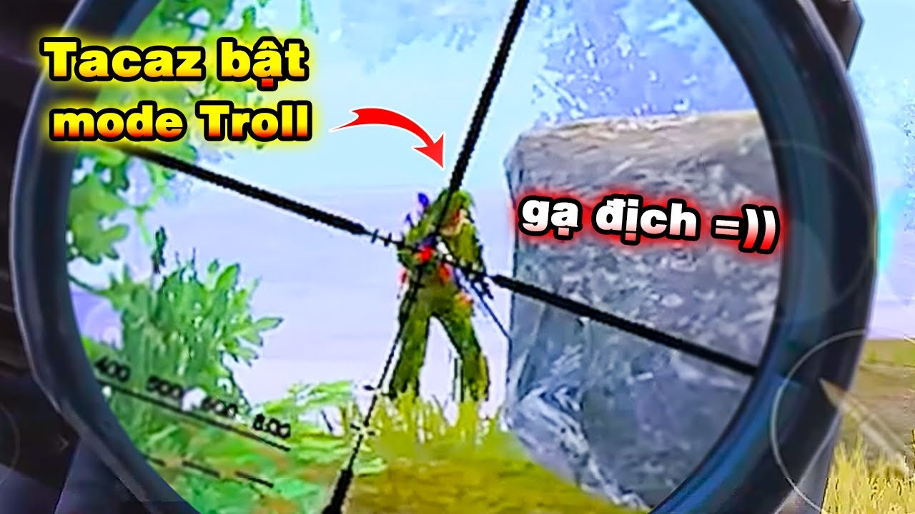 Cả map Bao vây bắn 1 team - Tacaz Troll thanh niên cuối và cái kết | PUBG MOBILE