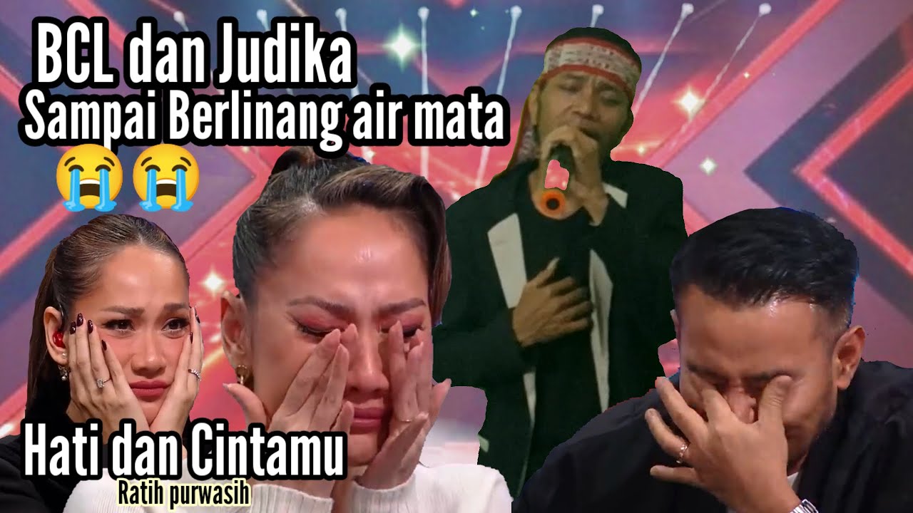 BCL dan Judika Berlinang air mata 😭😭 dengar lagu Hati & Cintamu || Ratih Purwasih || Parodi