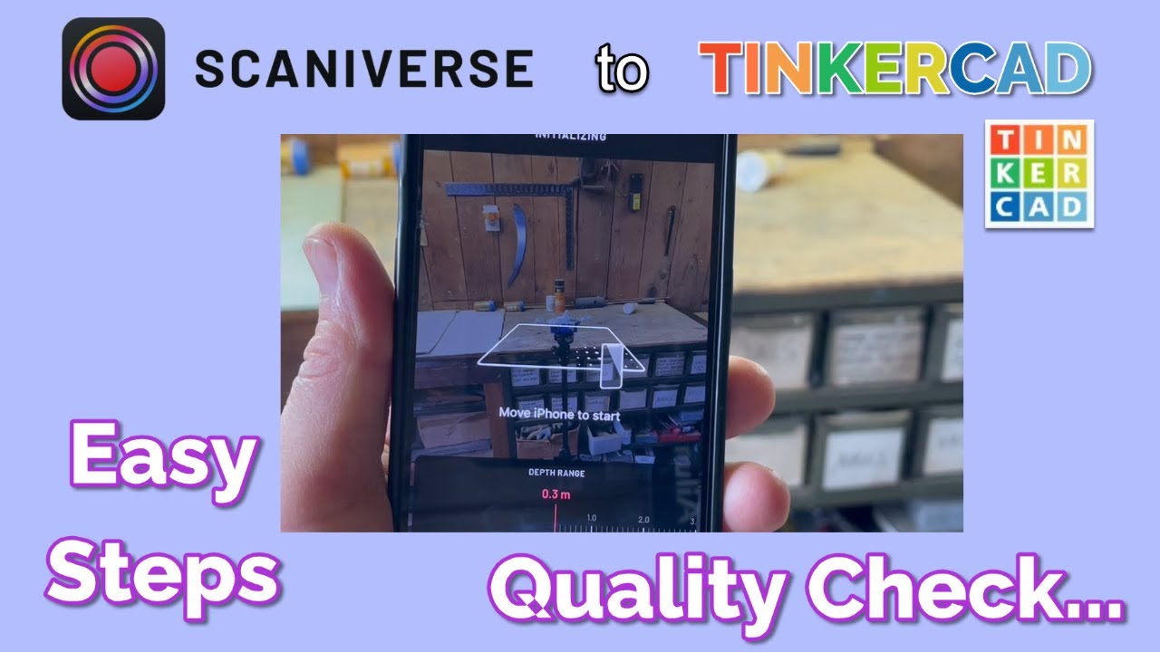 Easy Scaniverse to Tinkercad Steps Scan Objects in Minutes!