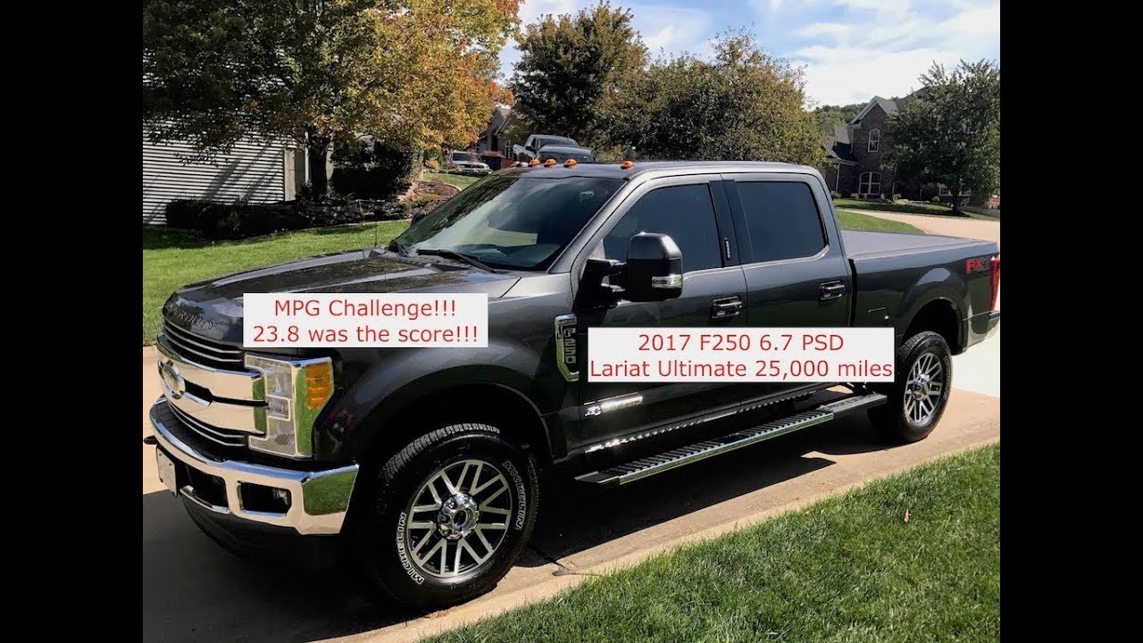 Ford F250 MPG Challenge = 23.8 MPG!!!