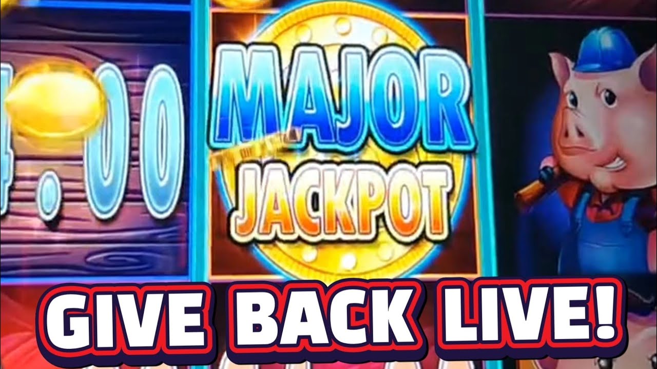 GIVE BACK LIVESTREAM / Huff & Puff Delivers The MAJOR JACKPOT!