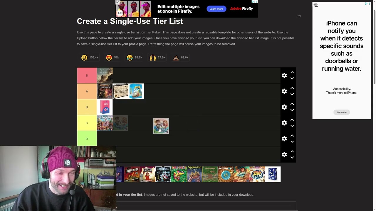 Board Game Tier List! (January 2026)