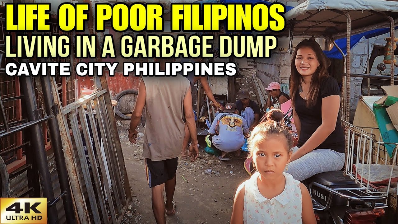 Life of Poor Filipinos Living in a Garbage Dump [4K]