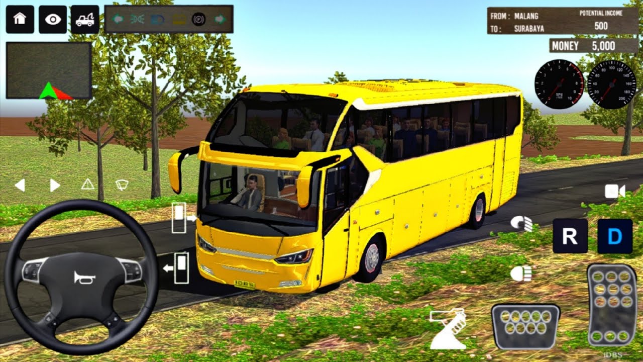 Euro Bus Realistic Offroad Driving Transport Game - 2026 Indonesia Bus Simulator - Android Gameplay