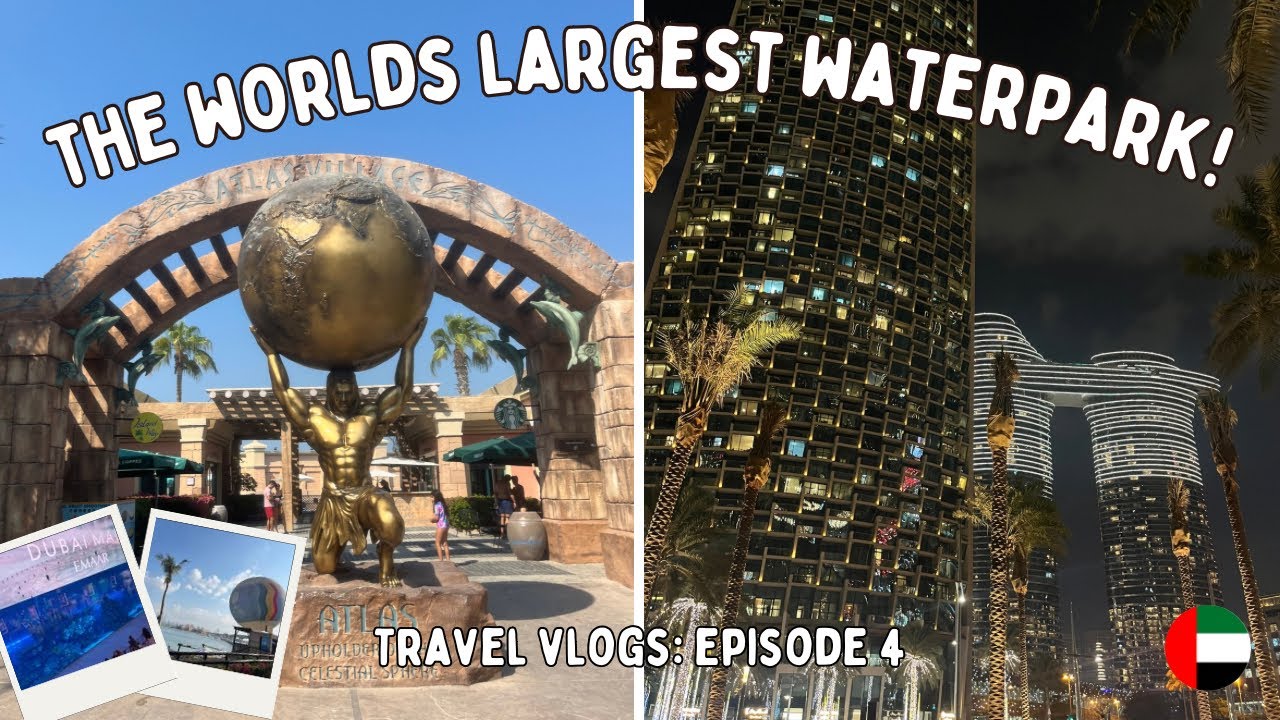 We Tried Dubai’s CRAZIEST Waterpark! 🌊 | Aquaventure Atlantis, Episode 4