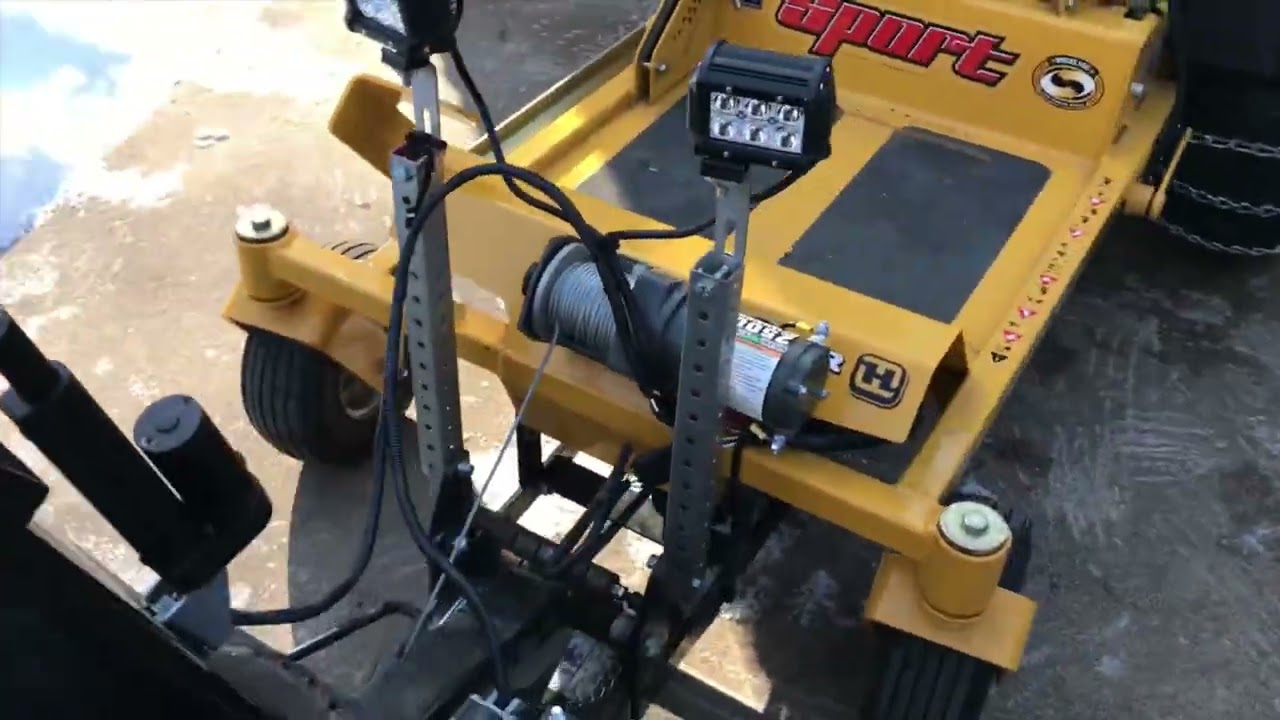 I Turned a Zero-Turn Lawnmower into a Snowblower Using Amazon & Hardware Store Parts!