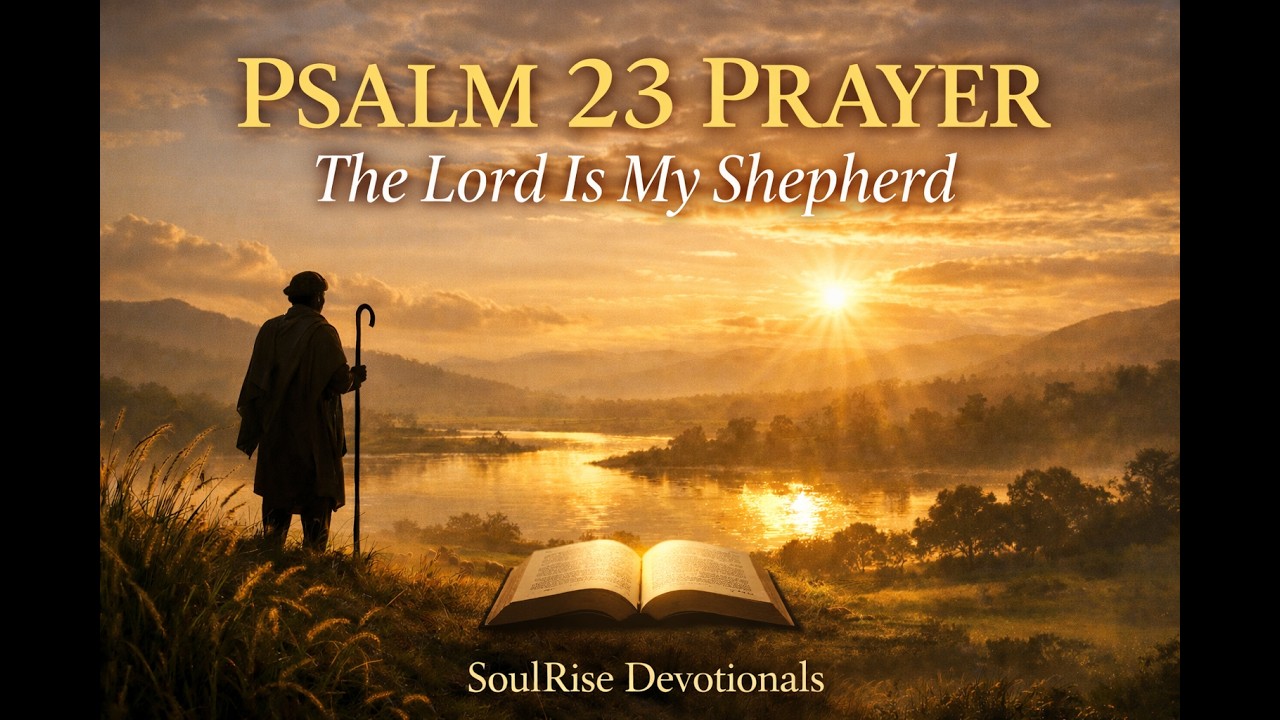 Psalm 23 Prayer | The Lord Is My Shepherd | Peaceful Christian Meditation & Sleep Prayer