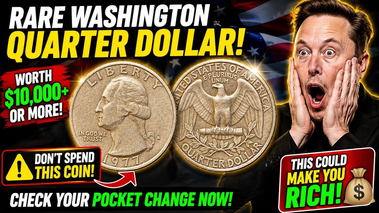 🚨STOP! Found a Black Washington Quarter? 😱💰 Check Its Value Before You Spend It!💴💰