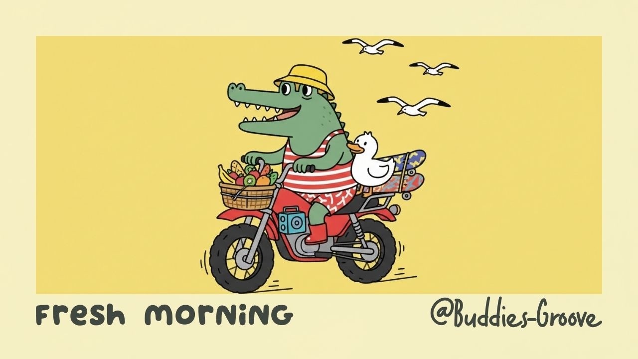 A Fresh Morning & Happy Ride 🍍Indie Pop for Positive Energy