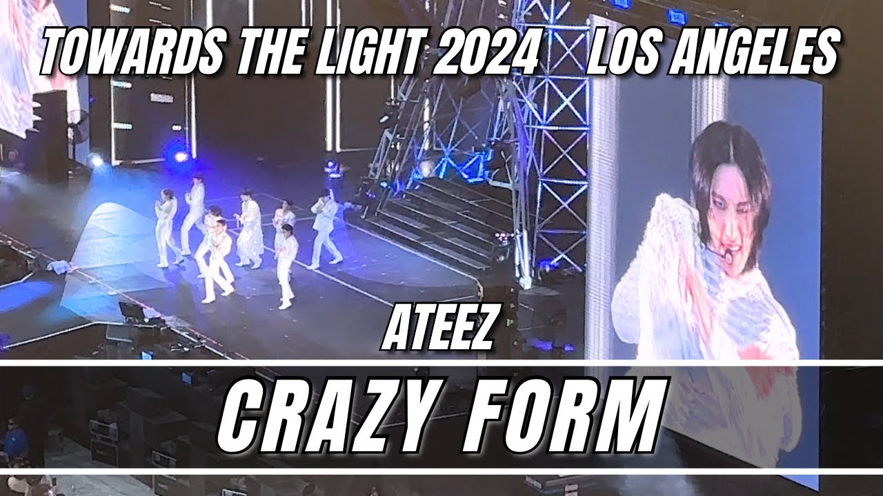 ATEEZ ‘Crazy Form’ Towards The Light Tour 2024 LA Los Angeles #ateez #ateezcrazyform