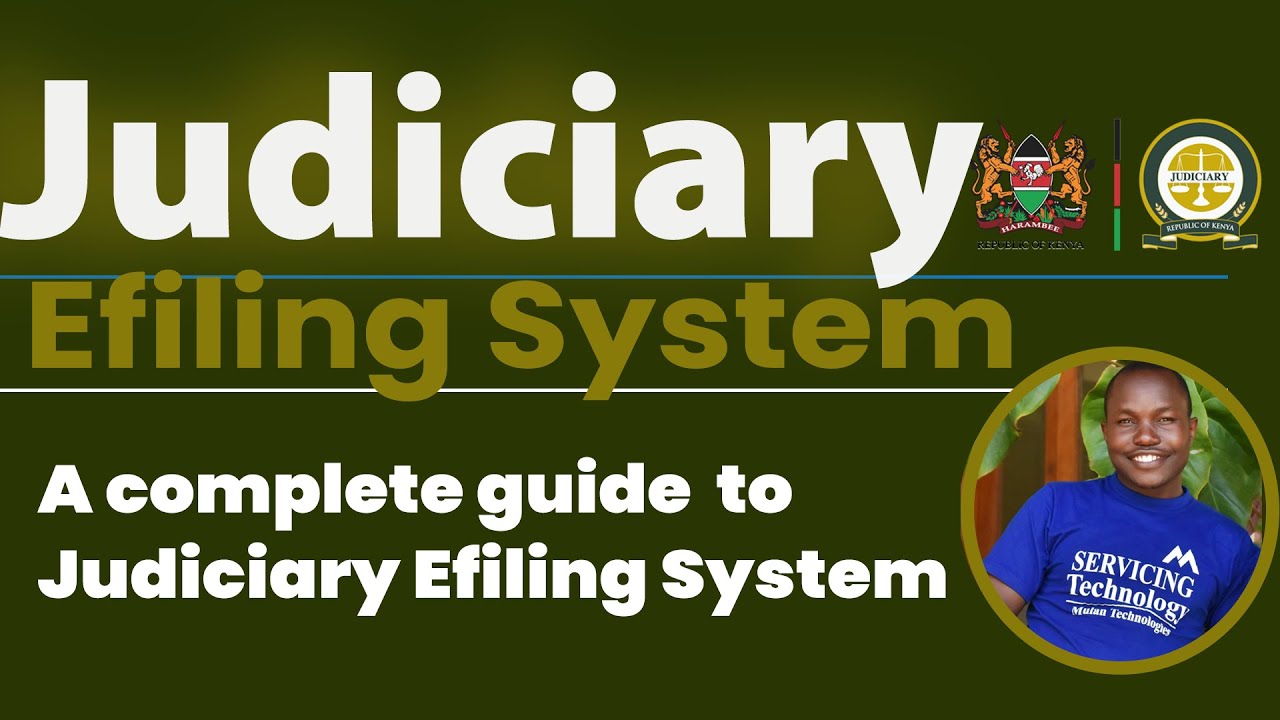 Judiciary eFiling System and how to file a case online | Judiciary Of Kenya