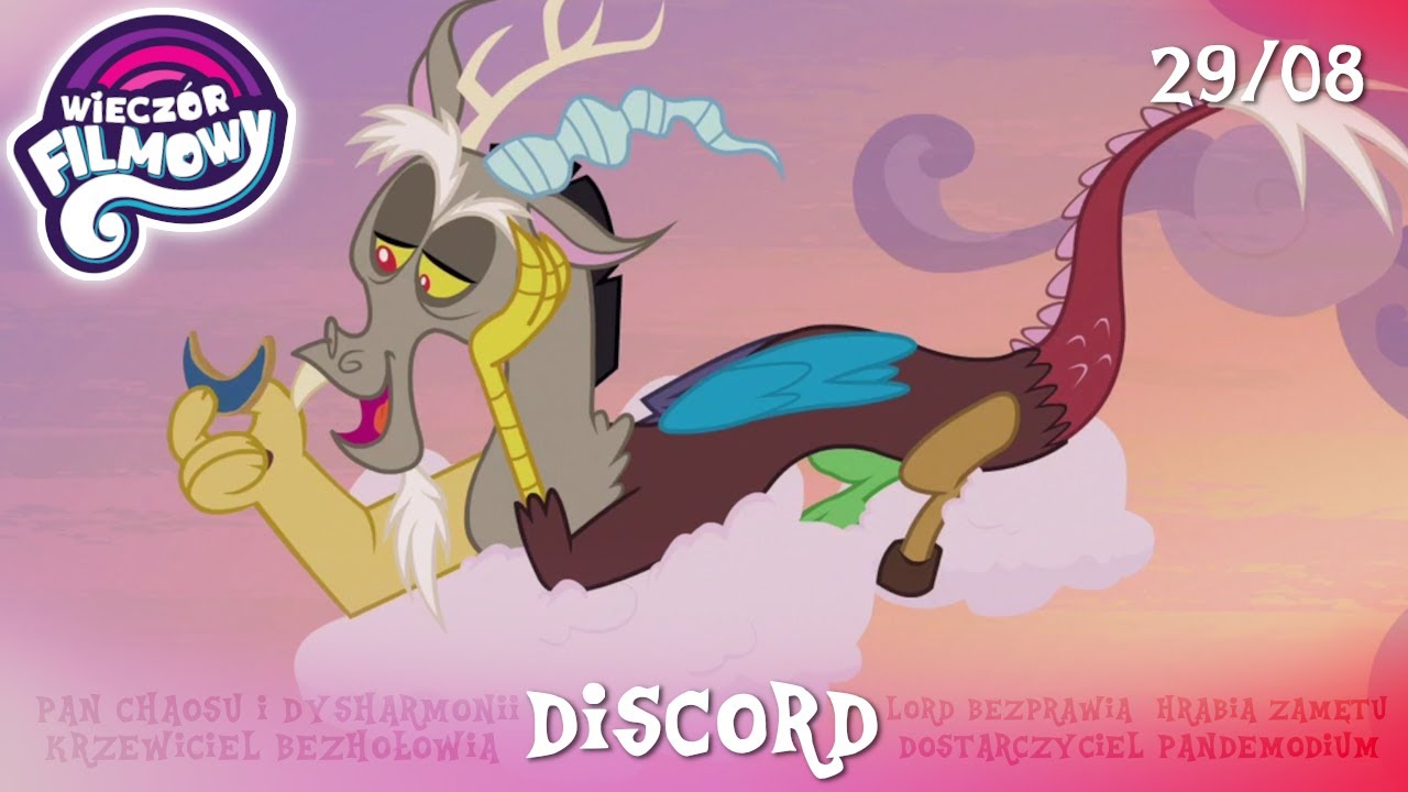 Wiecz&oacute;r Filmowy Discorda! || Kompilacja chaotycznych odcink&oacute;w My Little Pony