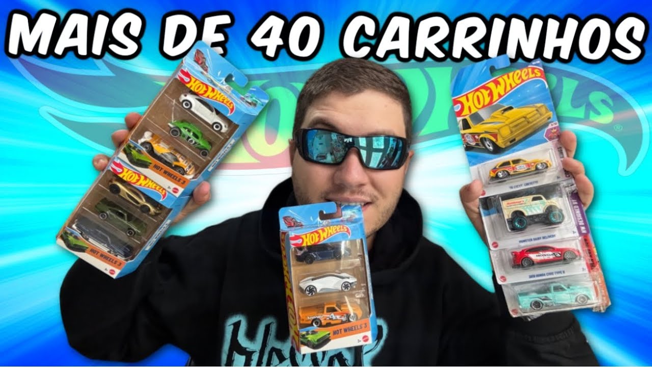 ABRI MAIS DE 40 MINIATURAS NOVAS HOTWHEELS DA MINHA COLEÇÃO