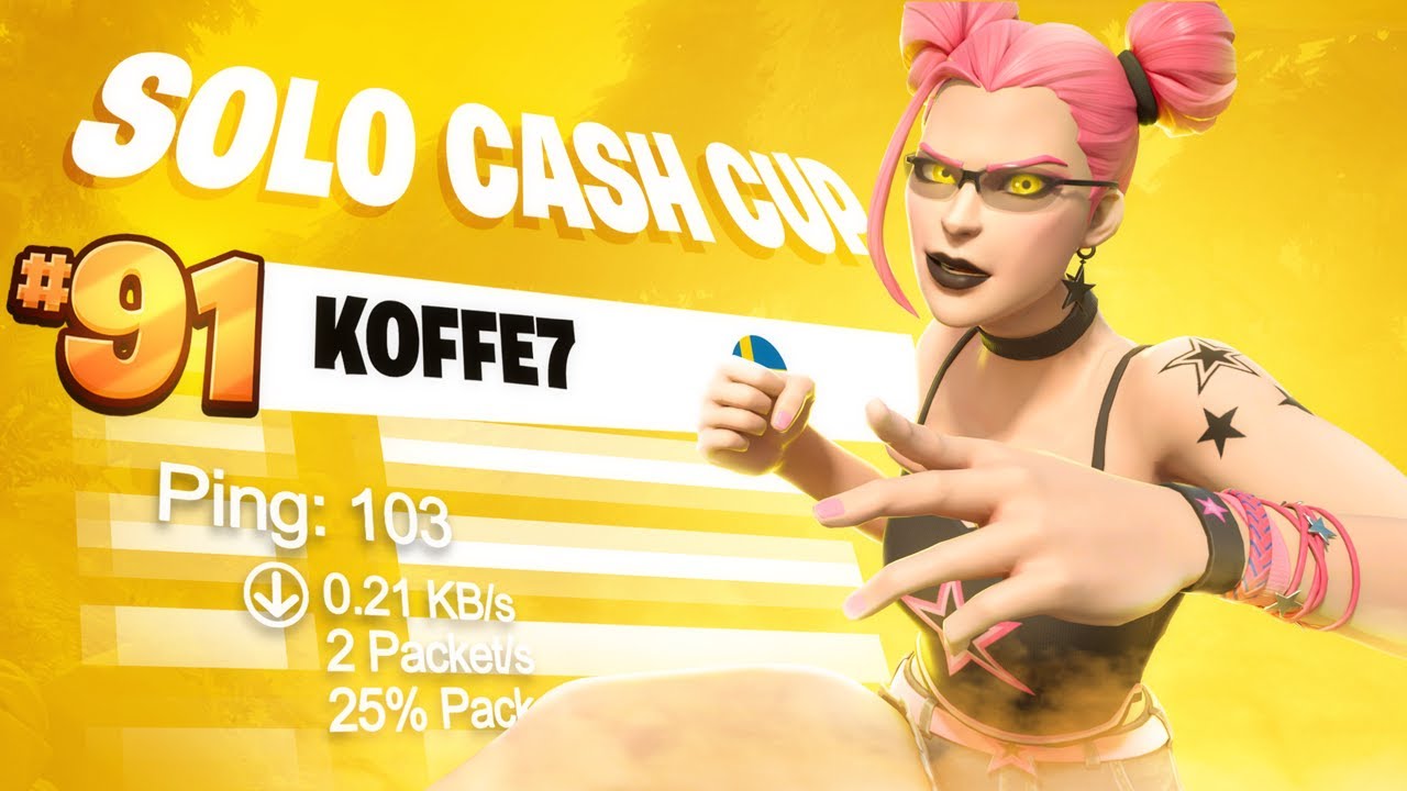 HOW I PLACED 91st IN SOLO CASHCUP ON 100 PING