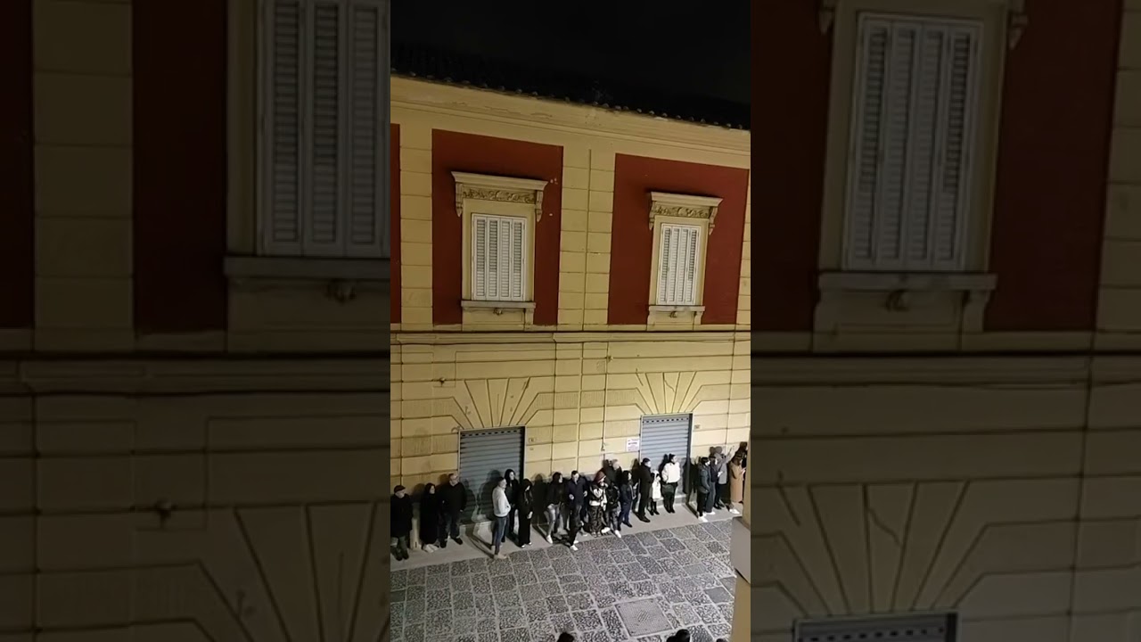 Macerata Campania (CE) - Sfilata Bottari davanti al sagrato della chiesa ❤️(18.01.26)