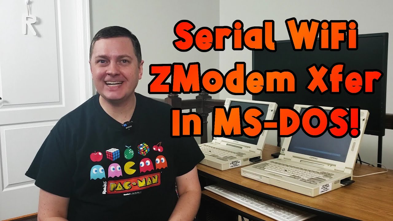 RetroTour: MS-DOS File Transfer Using Serial to WiFi Modems and ZModem