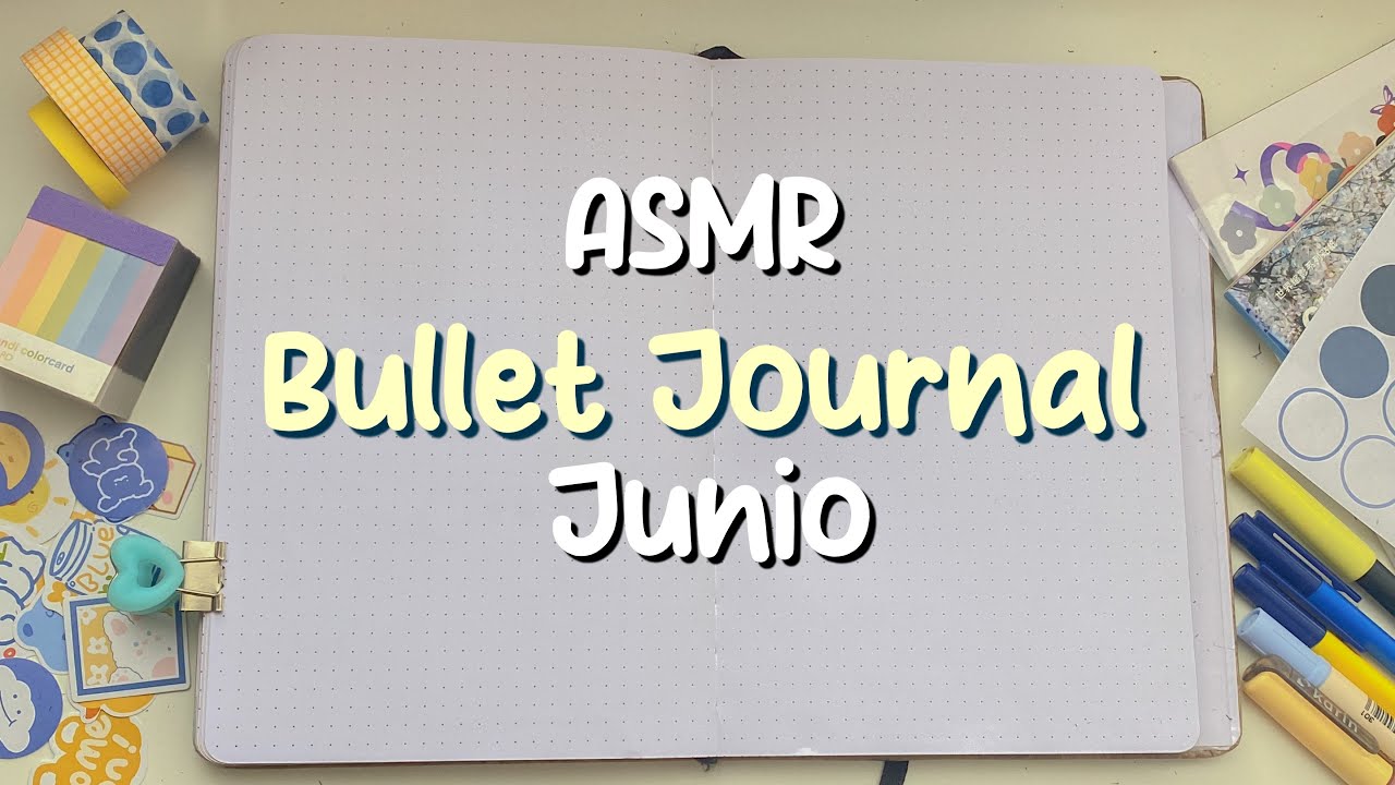 ASMR🎧| Bullet Journal Junio 2023 ✨