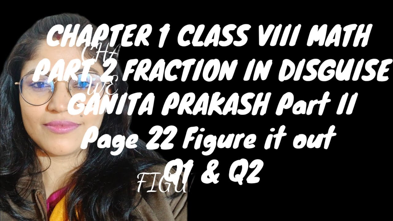 Class 8 Maths|Ganit Prakash|Ch1 Fraction in Disguise| Pg 22 Q1&Q2 |Compounding & Without Compounding