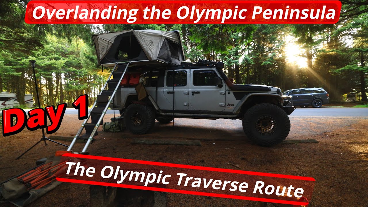 The Olympic Traverse Overland Route  - Solo - Day 1