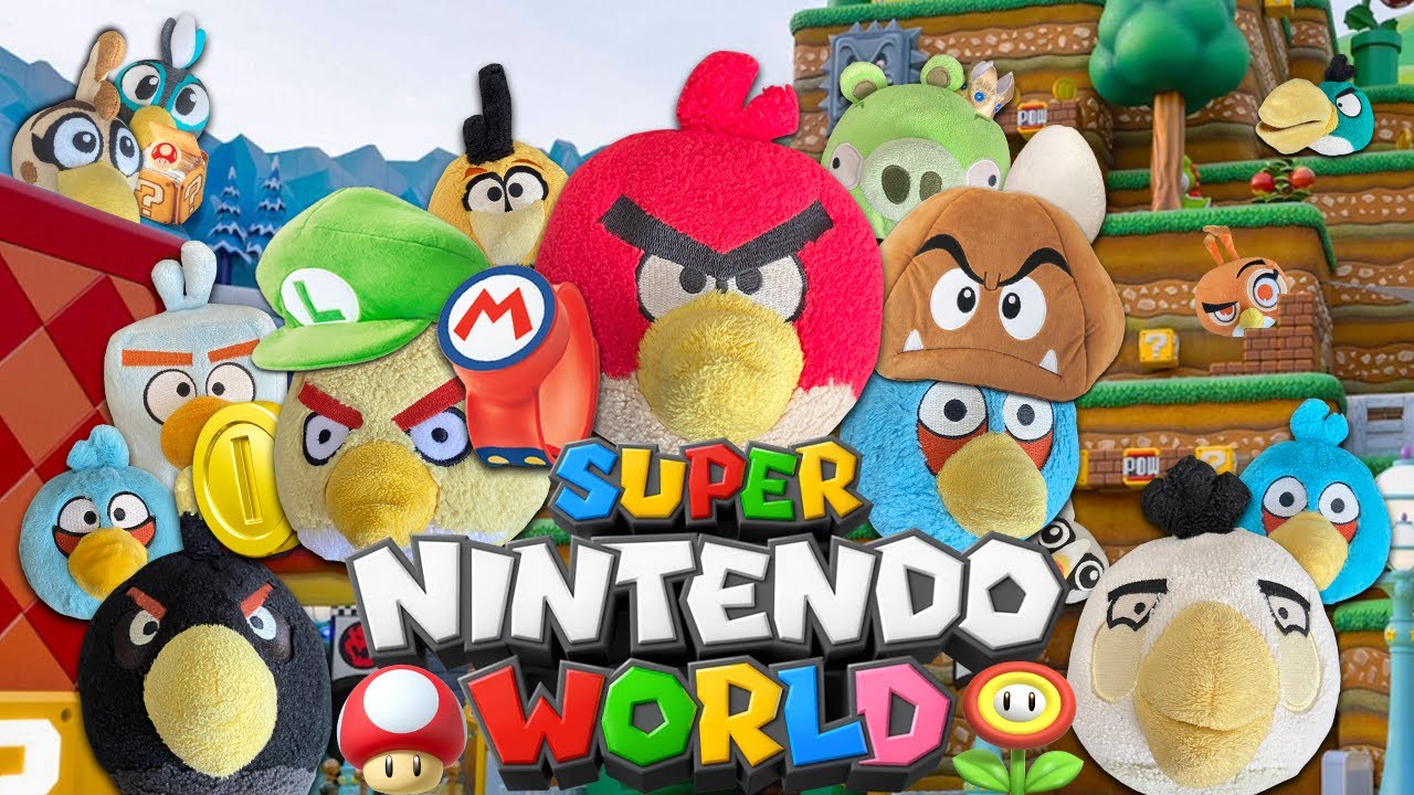 Плюшевая игрушка Angry Birds - Super Nintendo World!