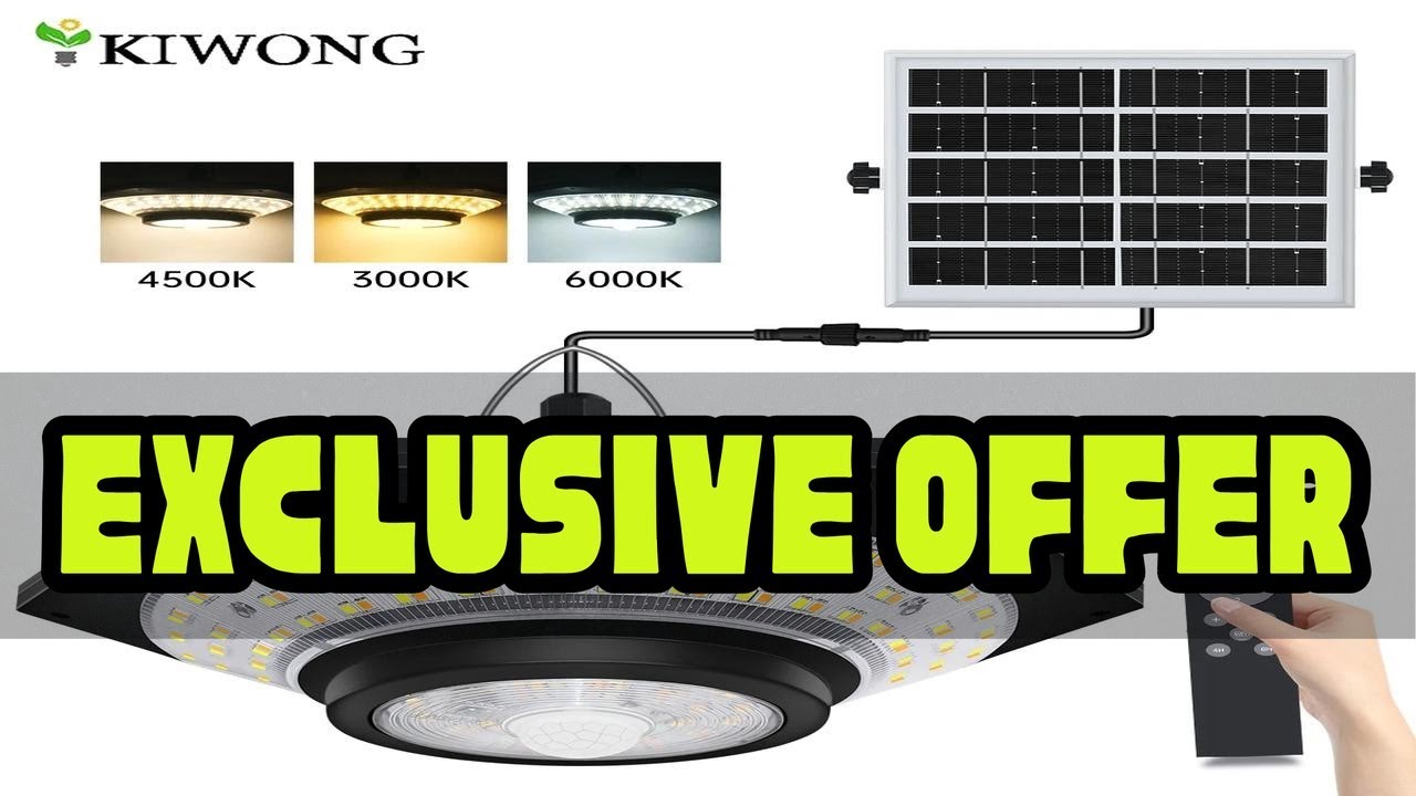 Solar Shed Light Solar Pendant Light Indoor Outdoor 228/180 LED 1000LM 5 Modes with Remote Control