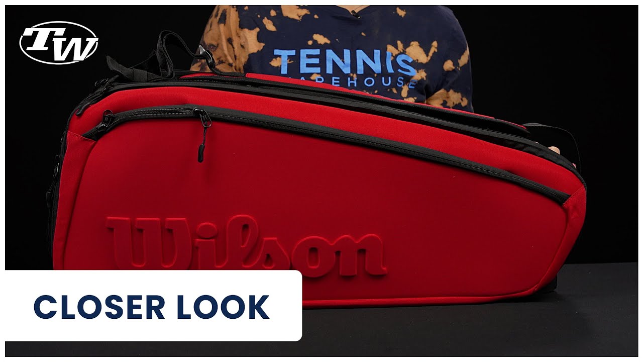Take a closer look at the Wilson Super Tour 6 Pack Clash Tennis Racquet Bag