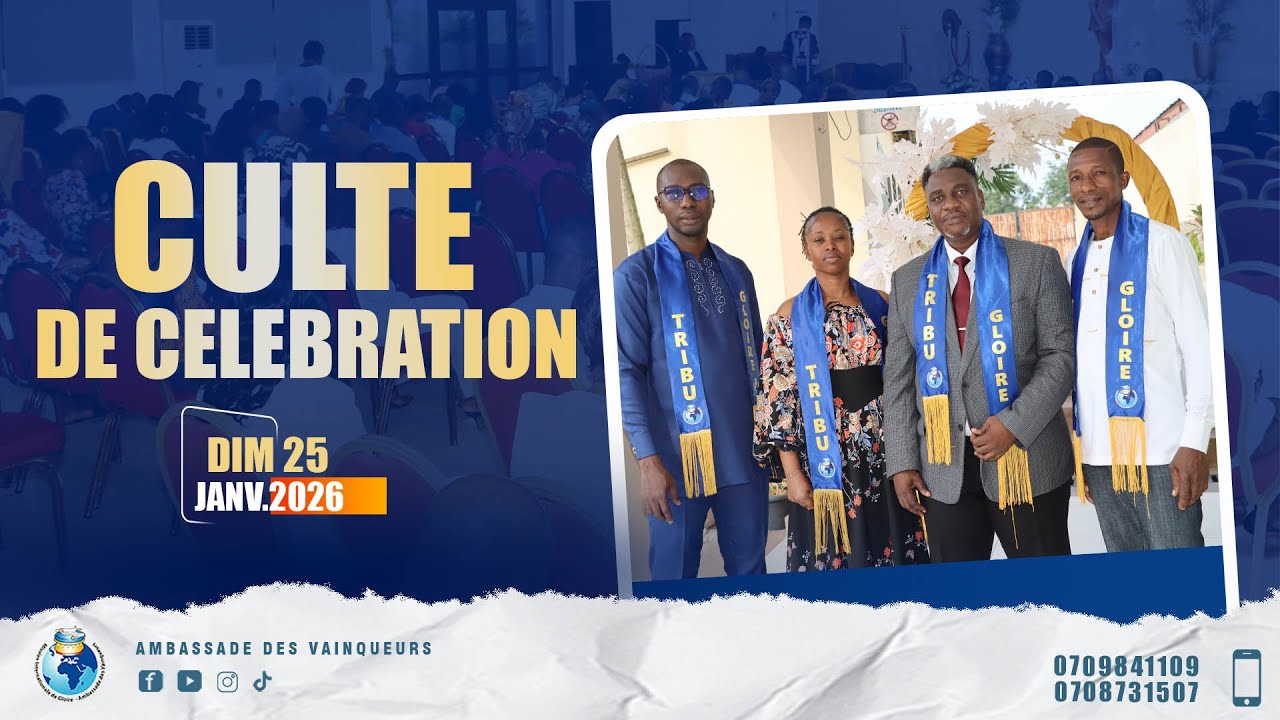 BETHEL, LA PORTE DU CHANGEMENT AVEC LE BISHOP JF COMOE- CULTE DE CELEBRATION DIM 25 JANV 2026
