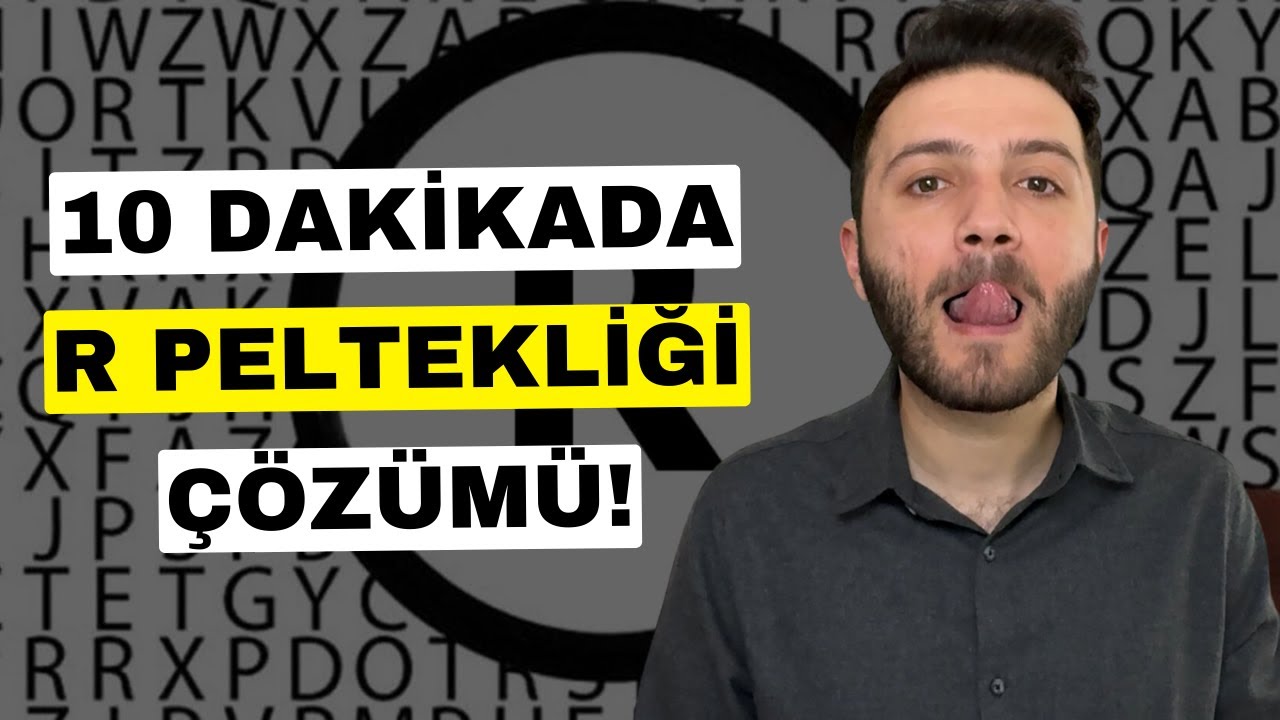 10 DAKİKADA R PELTEKLİĞİ! R PELTEKLİĞİ NASIL ÇÖZÜLÜR? | TOLGA GÜNHAN
