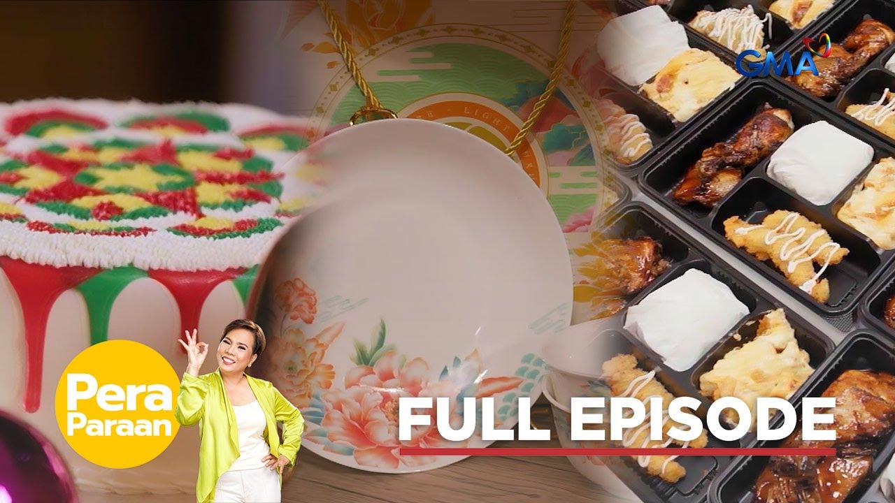 'Parol cakes,' ceramic bowls at food trays for delivery, patok na nagosyo! | Pera Paraan