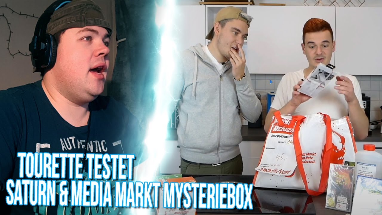 Tourette testet Saturn & Media Markt Überraschungsboxen + Verlosung | REAKTION