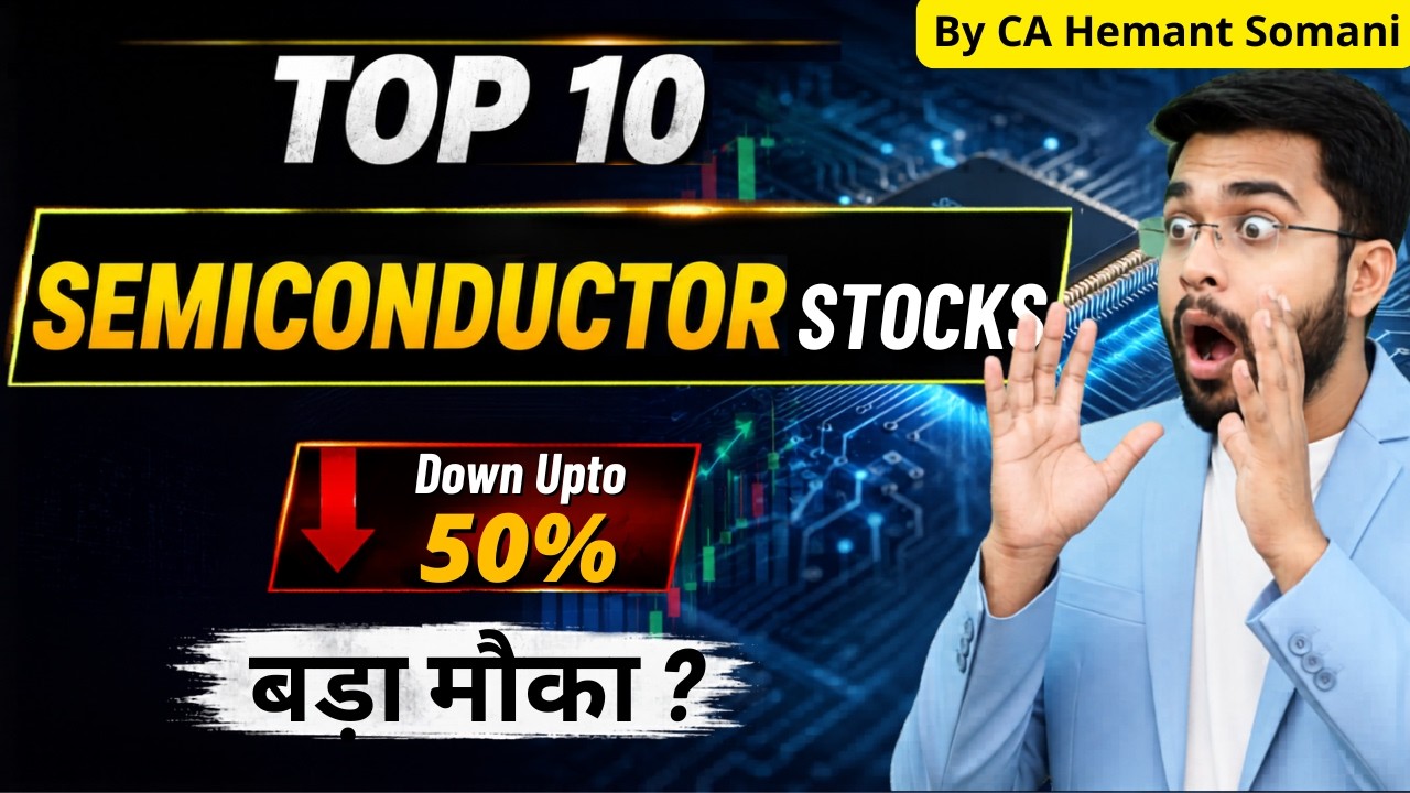 Top 10 Semiconductor Stocks in India (2026) 📈 CRASHED 50% - Best Stocks to Watch