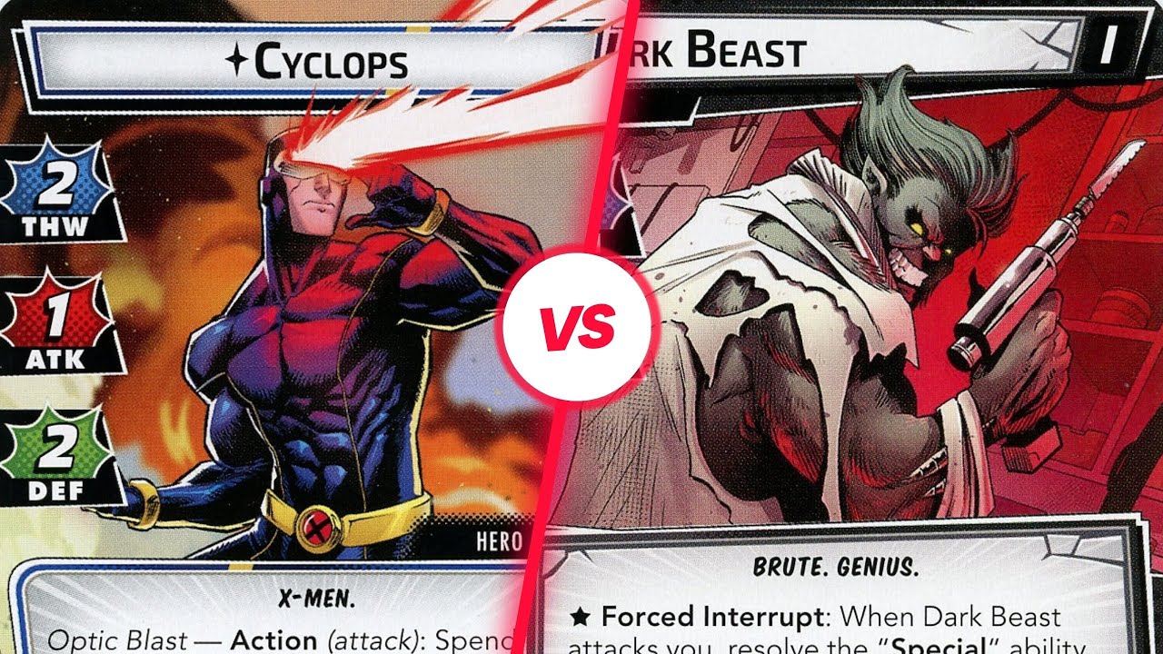 Cyclops vs. Dark Beast - Marvel Champions - Patreon/Member Picked Game
