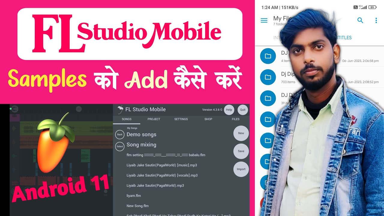 Fl Studio Mobile Me Sample Add Kaise Kare || How To Add Sample Pack in FL Studio Mobile