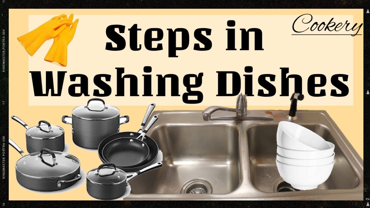 Steps in Washing Dishes | Cookery | TLE