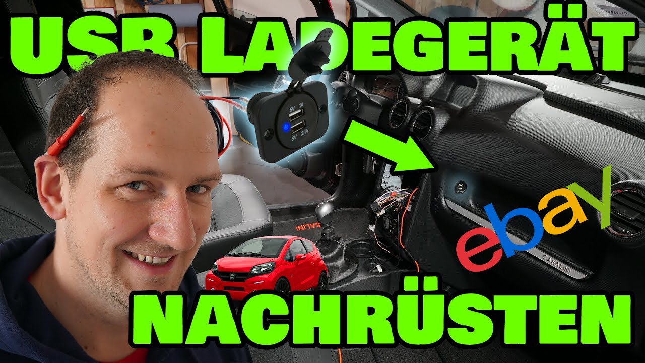 Einbau USB Ladegerät!!! Wir probieren Technik Gadgets aus dem Internet!!