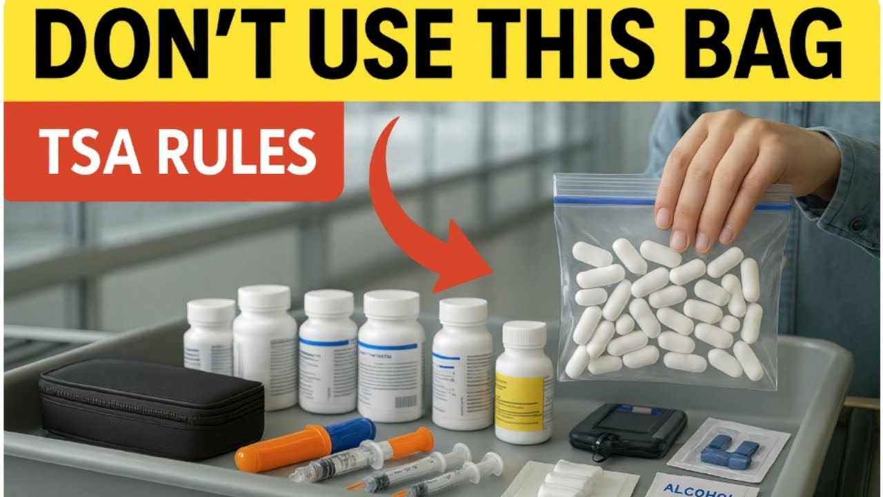 How to Carry Medication On Flights (New TSA Rules 2025)