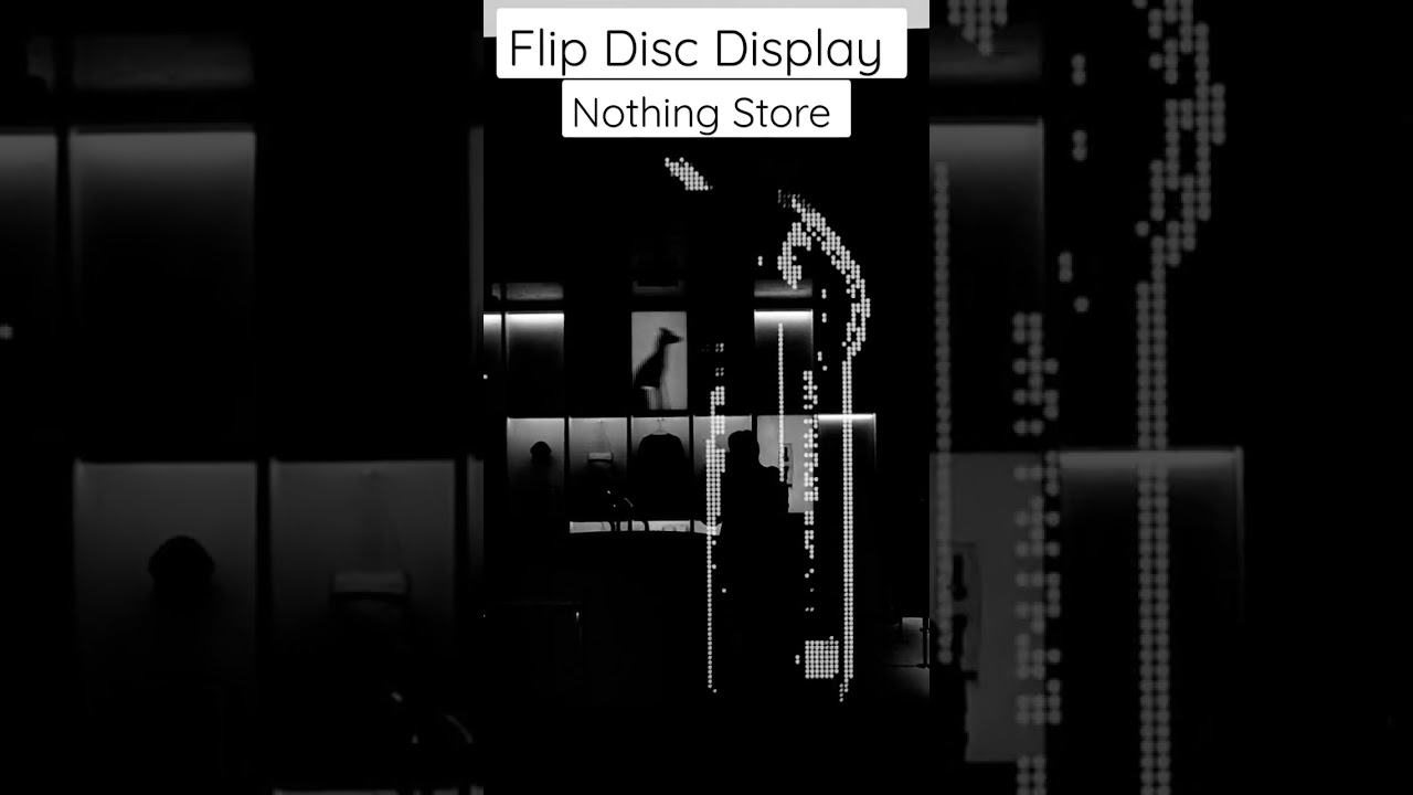 Ear 1 Animation, Nothing Store flip disc screen