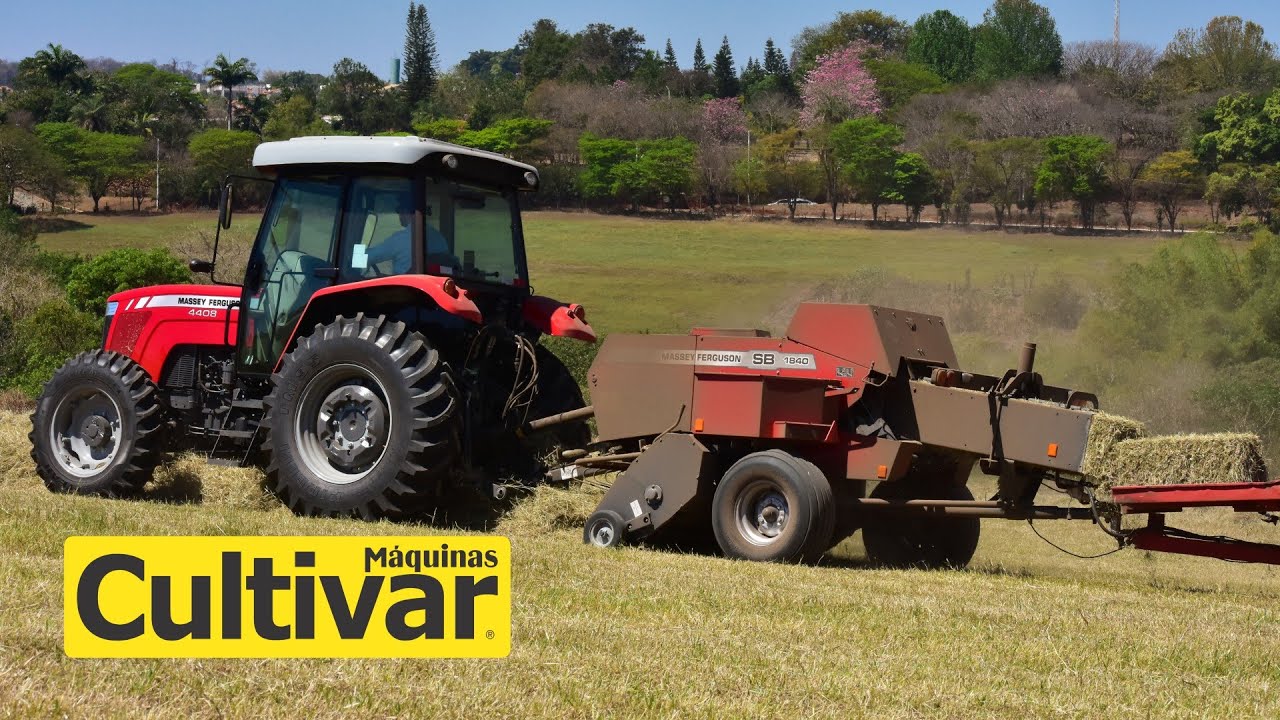 Test Drive exclusivo com a enfardadora de fardos pequenos MF 1840, da Massey Ferguson