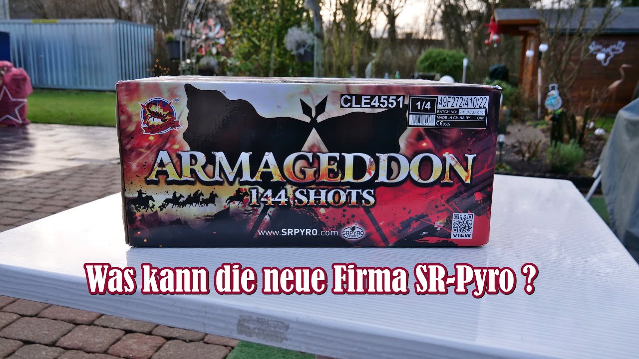 SRPYRO Armageddon 144 Schuss Verbund