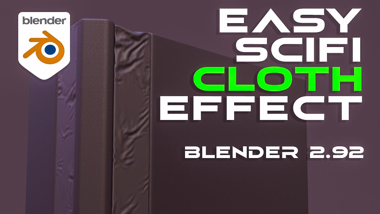 EASY Sci-Fi Cloth Brush Tutorial for Blender with Hardops