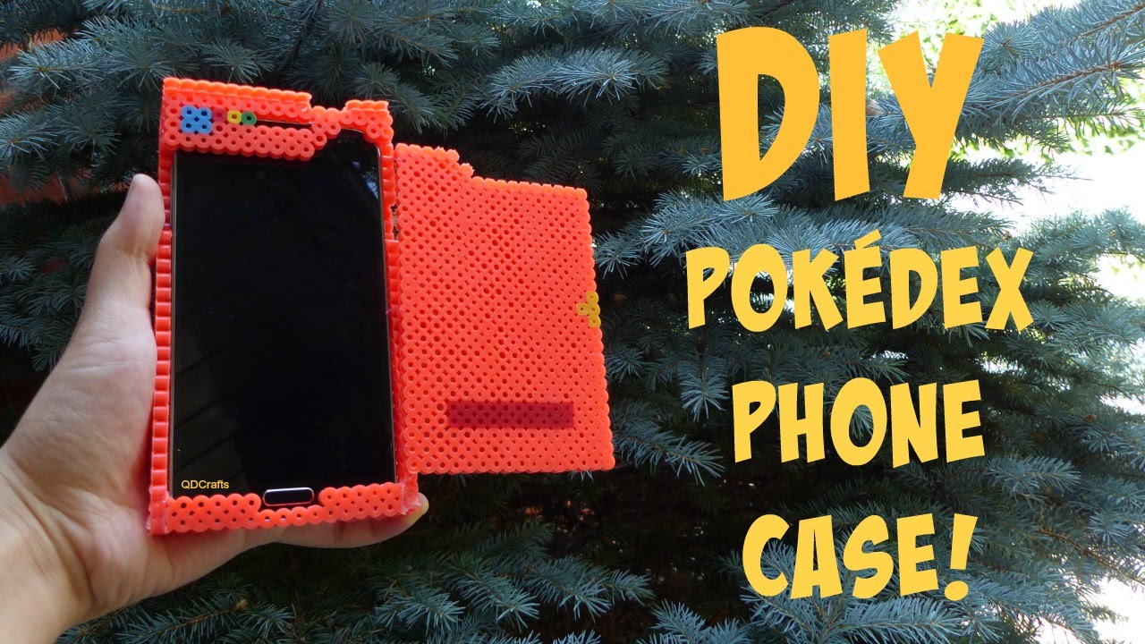 DIY Pokédex Phone Case (Made Entirely Out of Perler Beads!)