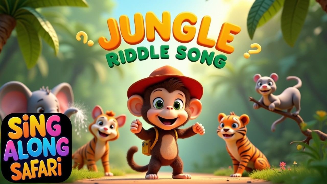 Can You Guess the Animal? Jungle Edition 🐾 Kids Song & Game!