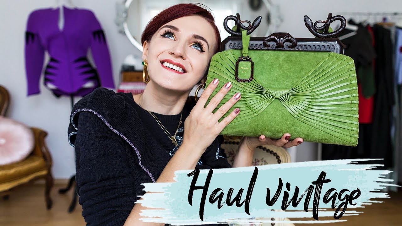 Haul de vintage si second hand | Rochii si fuste midi, paltoane, bijuterii si posete fabuloase ♥