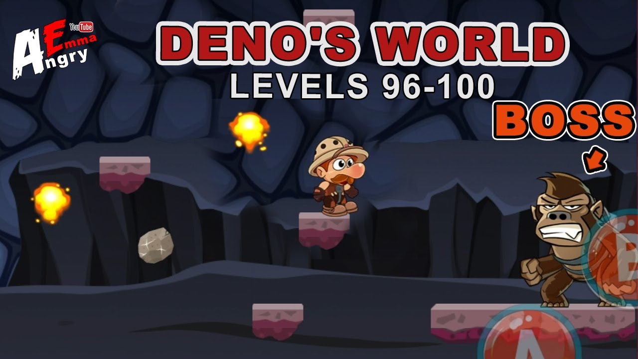 Deno's World - Levels 96-100 + BOSS / Gameplay Walkthrough (Android, iOS)