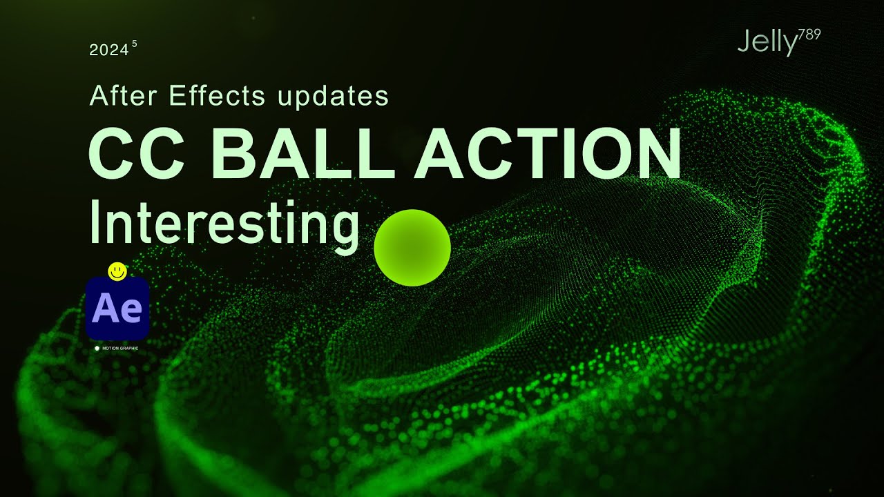 After Effects  Tutorial  / CC Ball Action New Feature Effect Tutorial  /AE无插件实现波浪效果